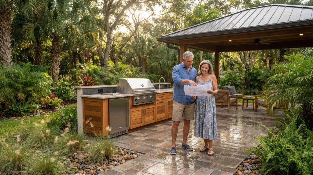 Outdoor Kitchen Hardscaping in Bradenton: A Homeowner’s Buying Guide