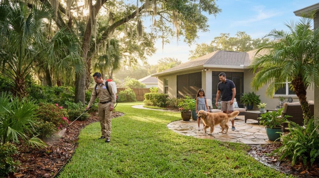 Flea and Tick Yard Treatment in Palmetto: Complete Homeowner Guide