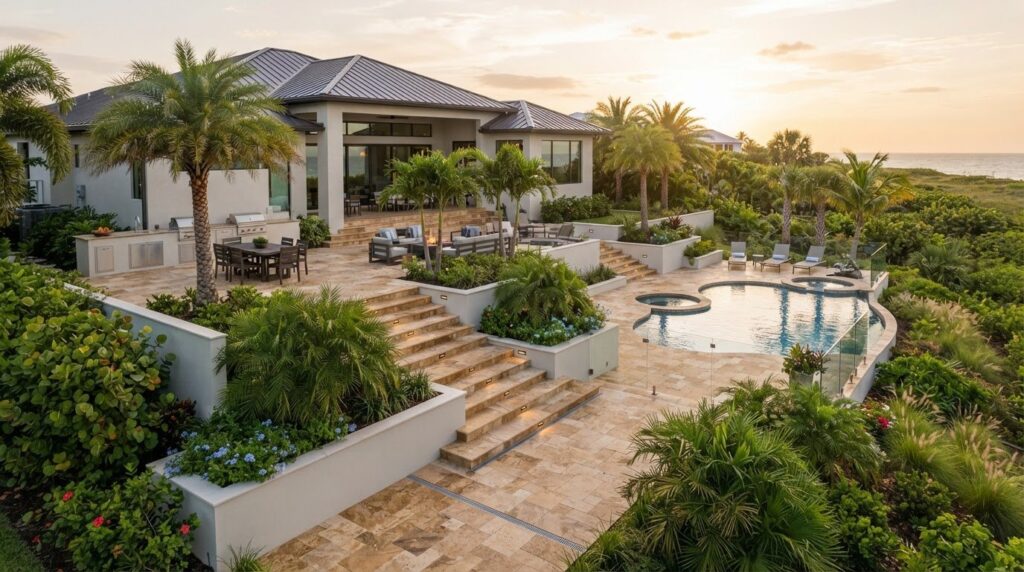 Building a Patio on a Slope: A Florida Homeowner’s Guide