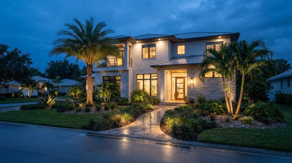Nighttime Curb Appeal Lighting Ideas for a More Welcoming Home